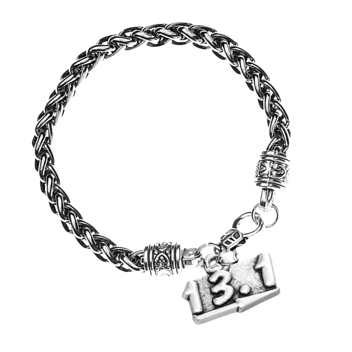 13.1 Half Marathon Runner Charm Bracelet