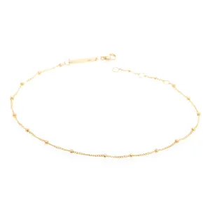 14k Gold Satellite Chain Bracelet