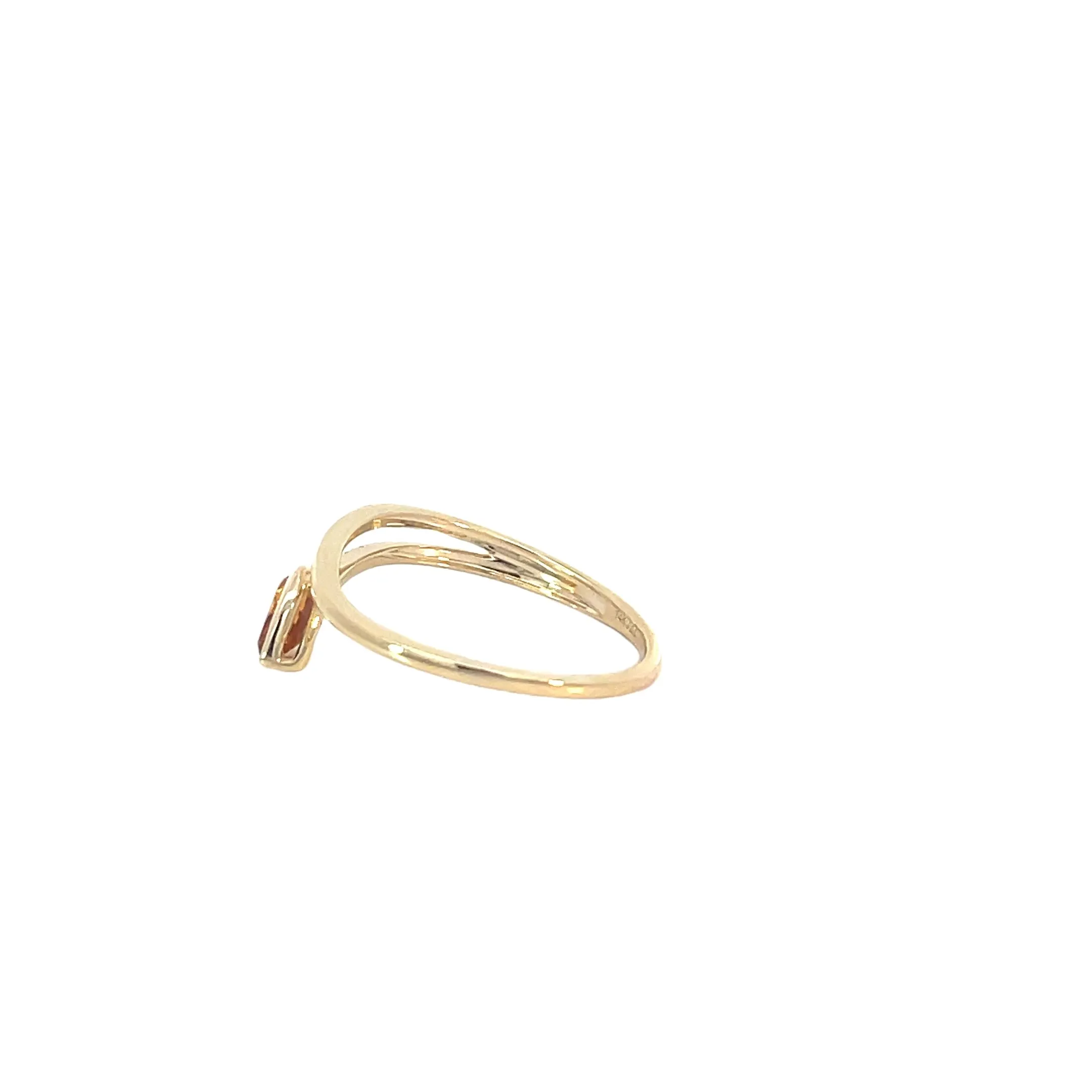 14k Yellow Gold Citrine Ring