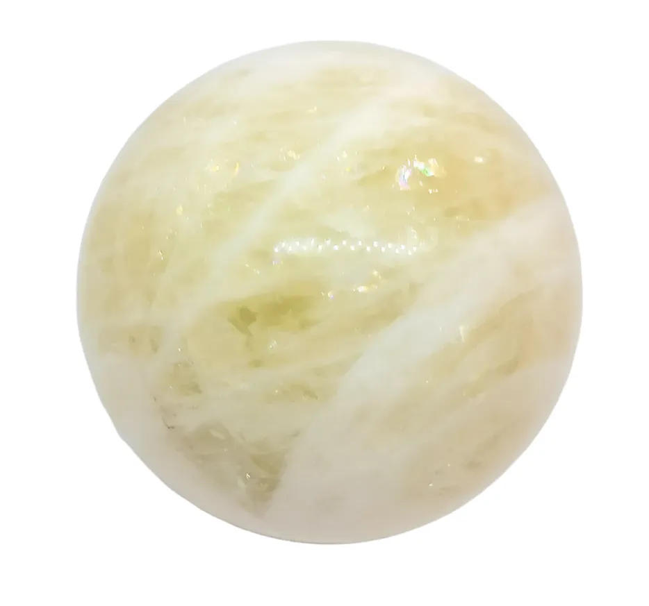 590G Lemon Citrine Crystal Sphere