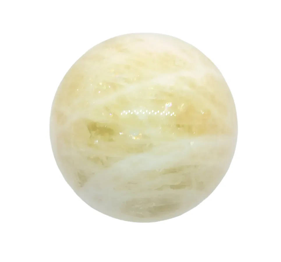 590G Lemon Citrine Crystal Sphere