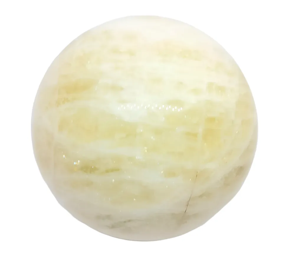 590G Lemon Citrine Crystal Sphere