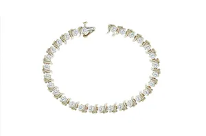 6.5 ctw Diamond Tennis Bracelet 14k Yellow Gold