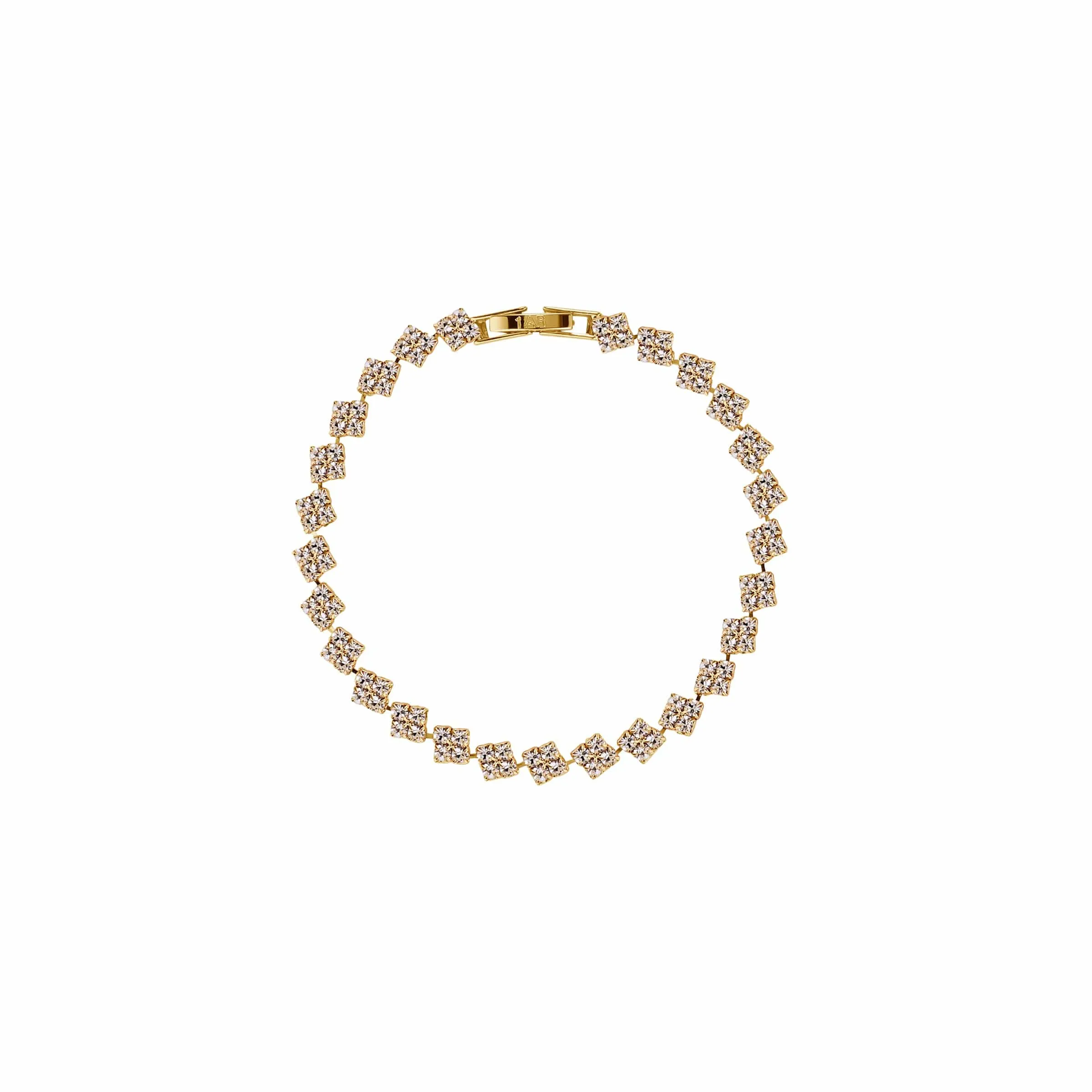 7” Luxe Tennis Cluster Bracelet