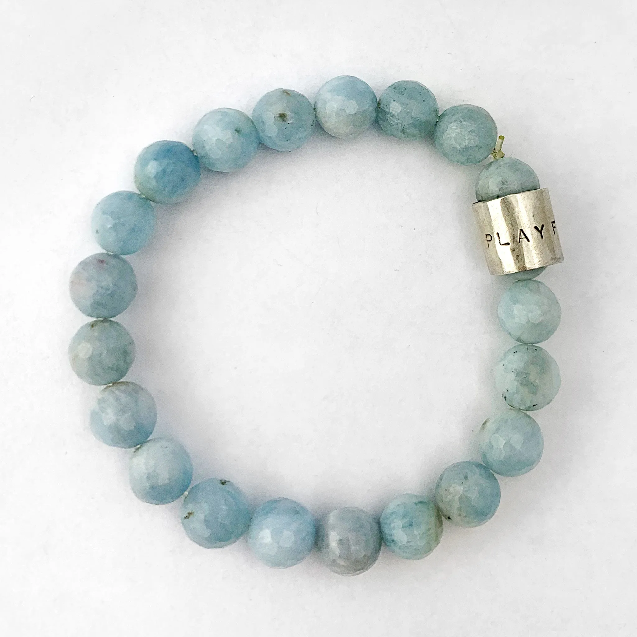 Aquamarine stretch bracelet