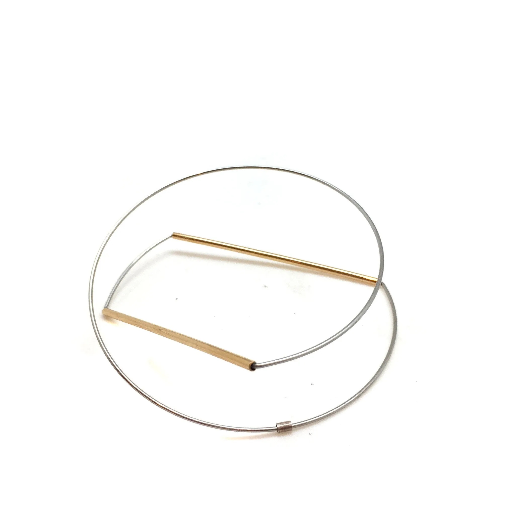 Architecture Bangle Bracelet-Gold