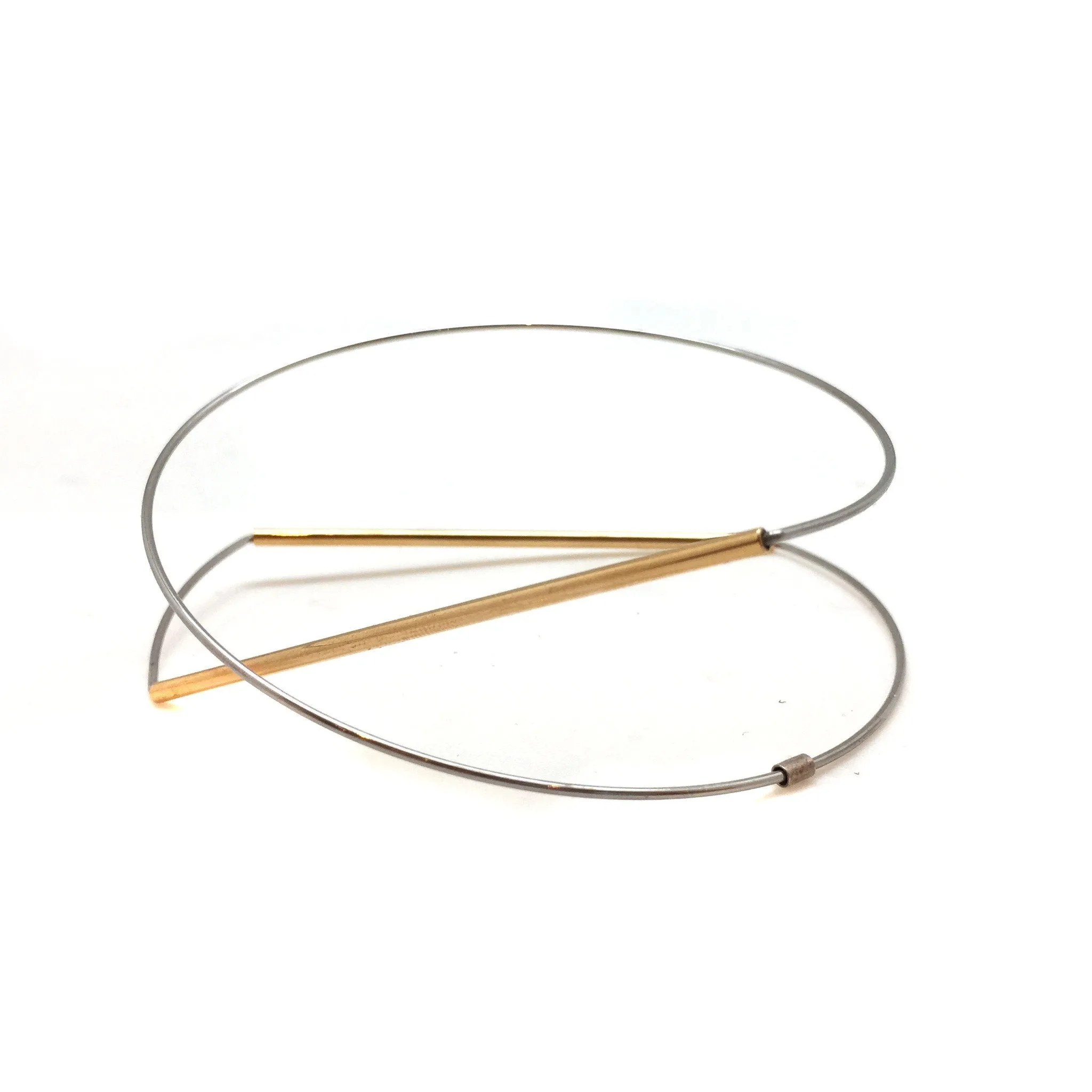 Architecture Bangle Bracelet-Gold