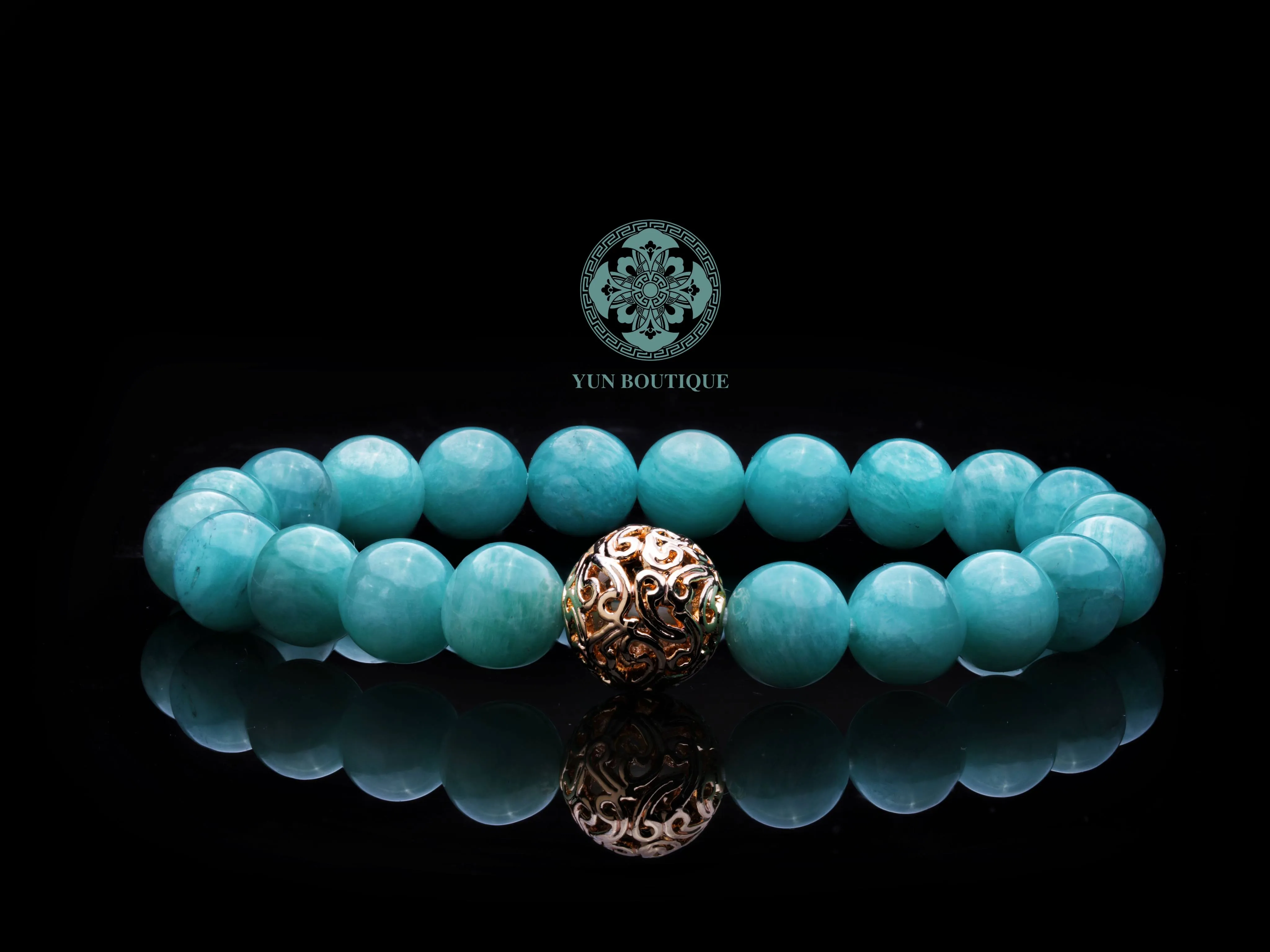 Auspicious Beaded Amazonite Bracelet