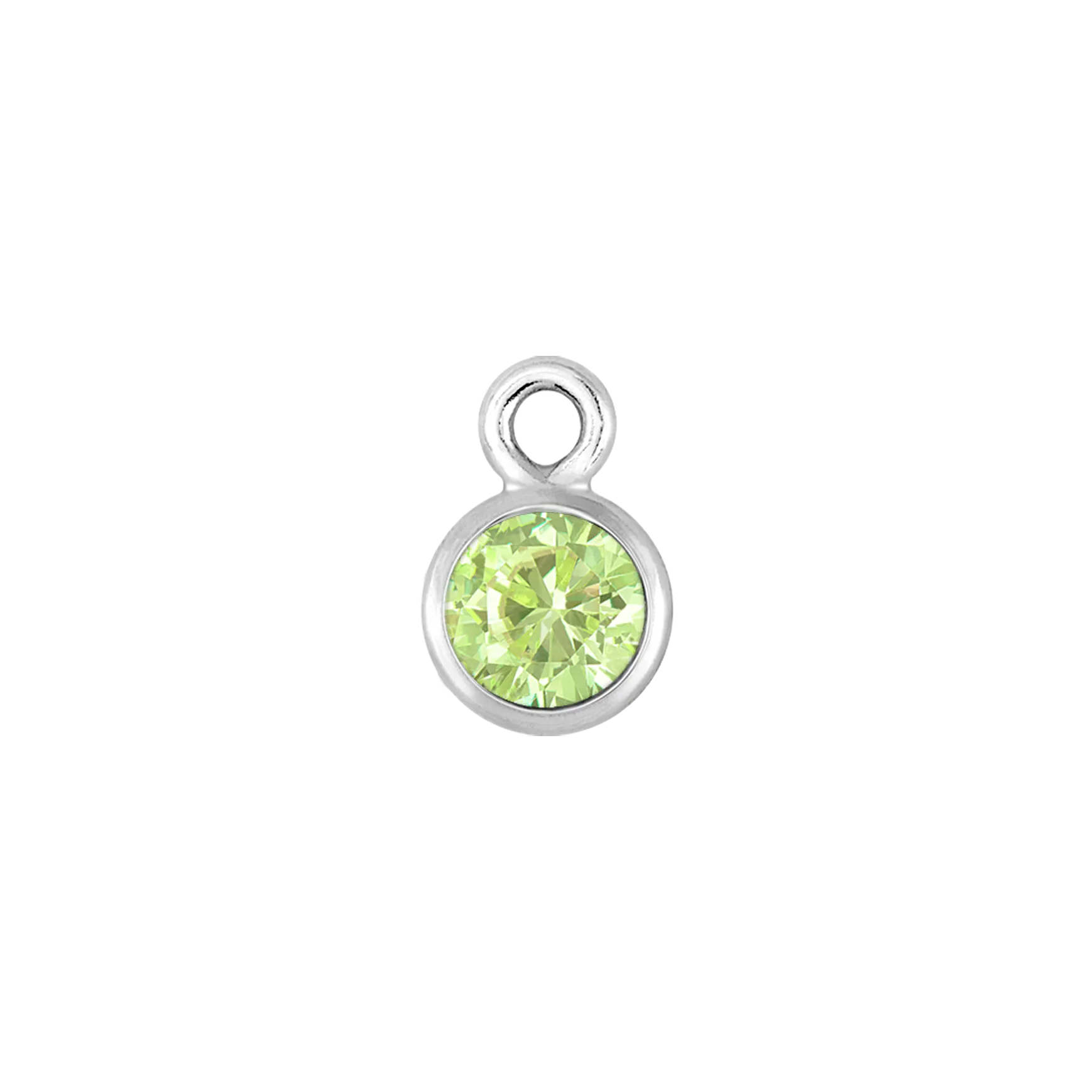 Bezel Birthstones Charms Add On