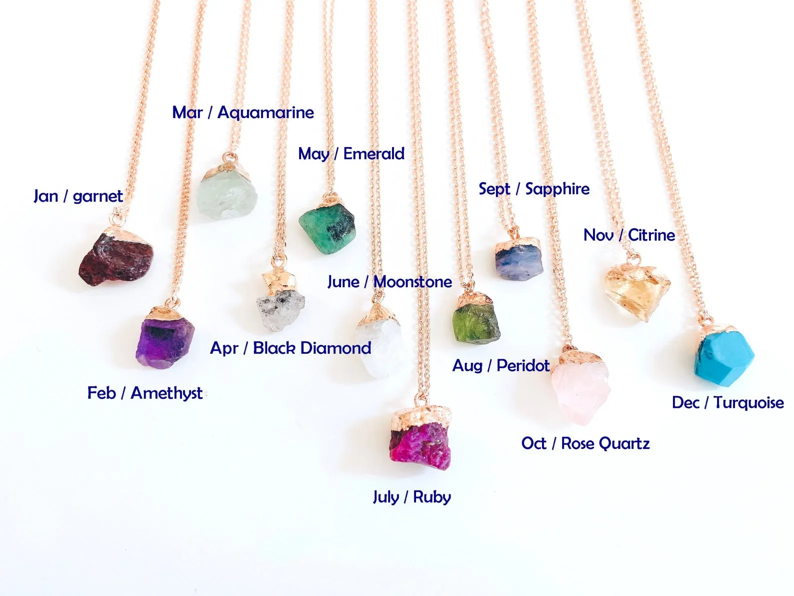 BIRTHSTONE NECKLACE