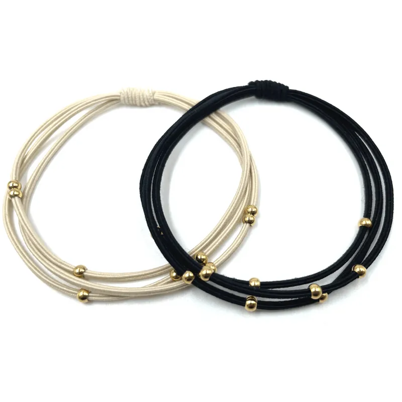 Black & Beige Hair Bands