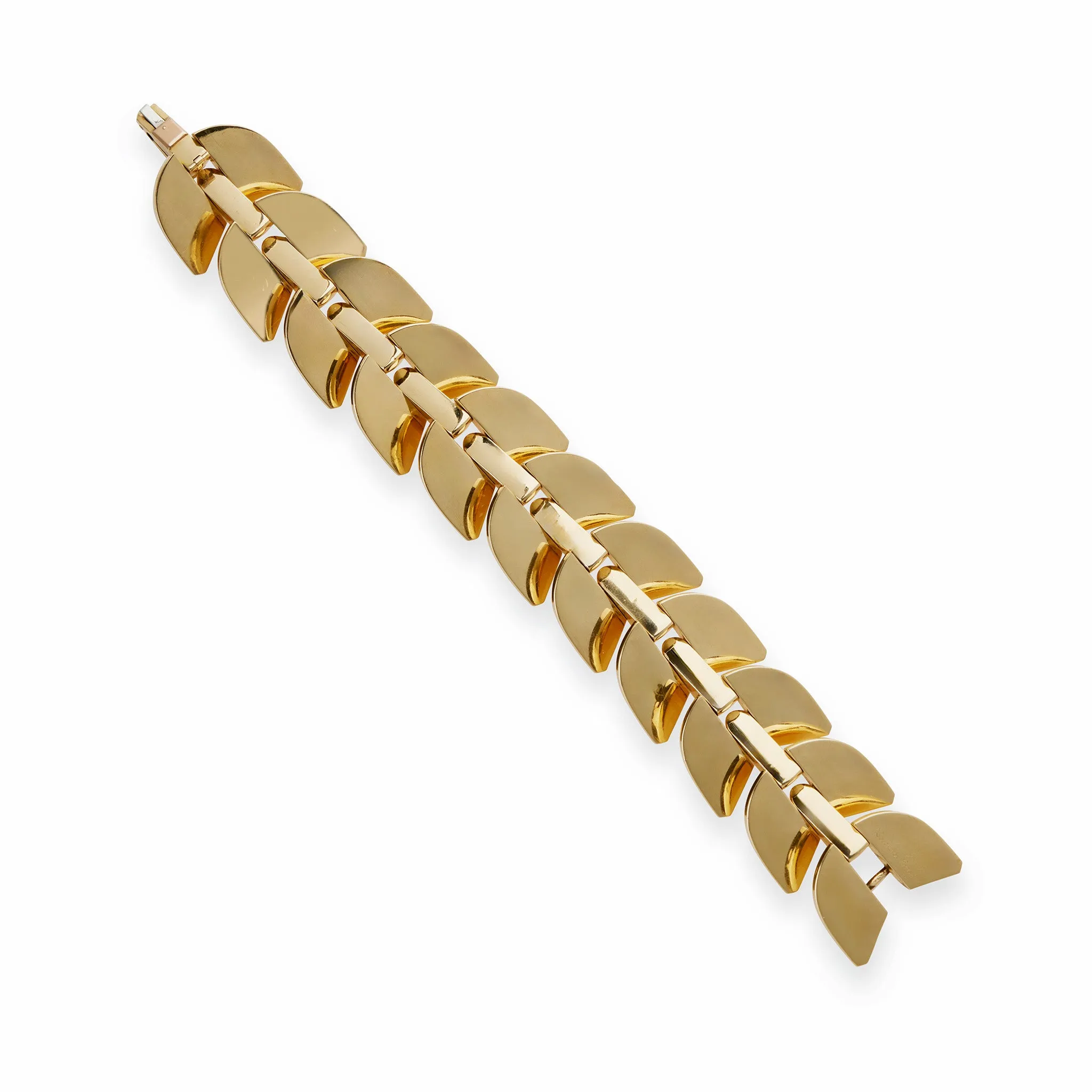 Boucheron Paris 18K Gold "Palmettes" Gold Bracelet