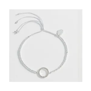 Bracelet Loiuse Full Circle CZ Silver Plated