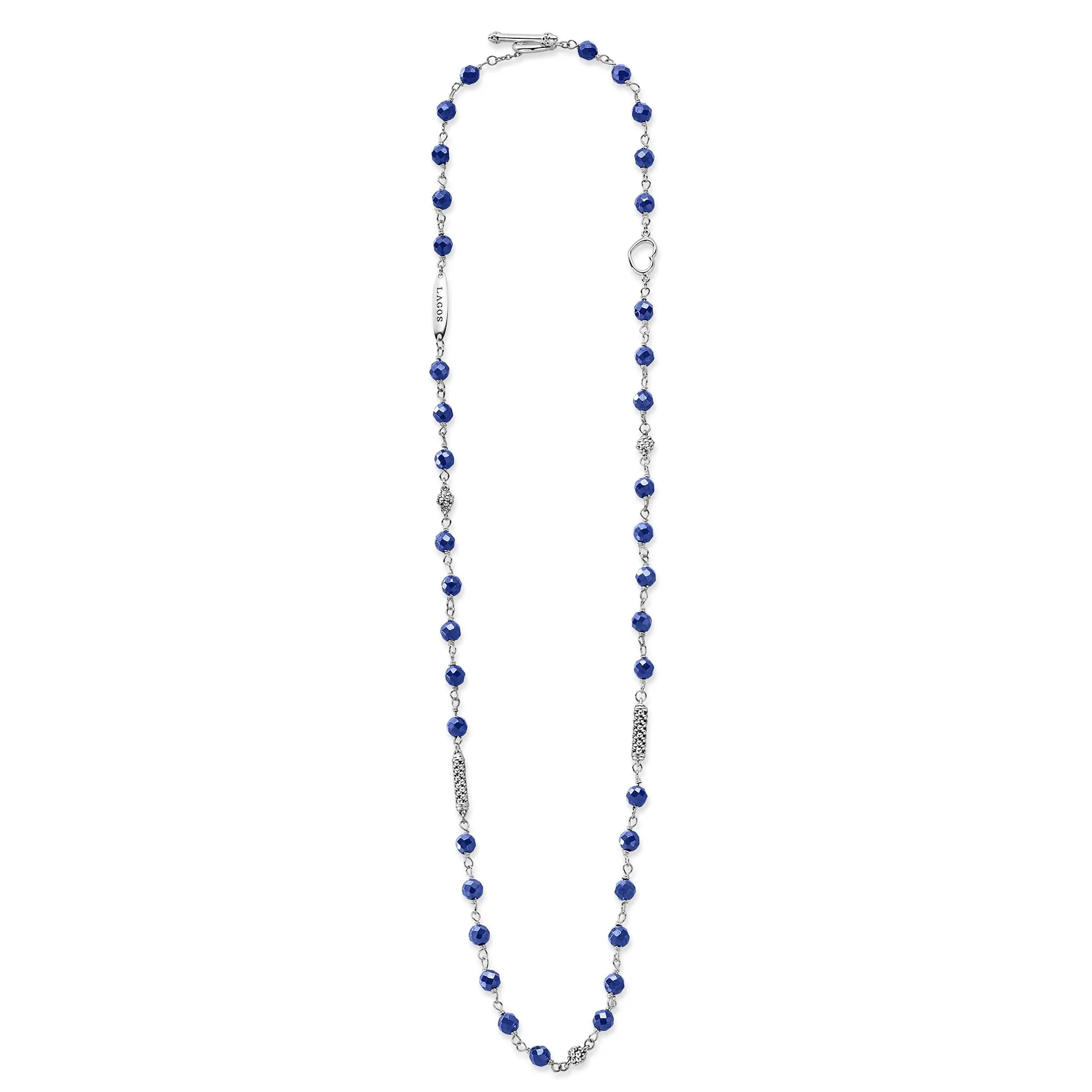 Caviar Icon Ultramarine Ceramic Beaded Necklace