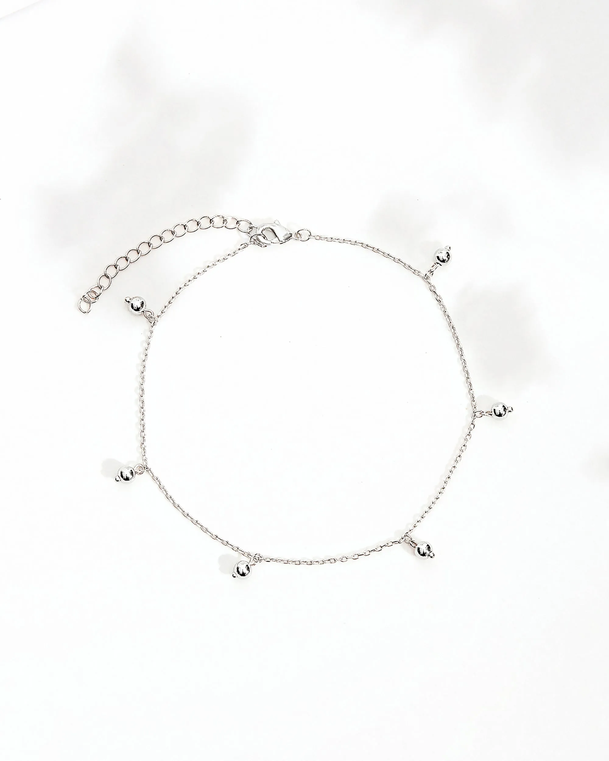 Charm Link Round Gold Anklet