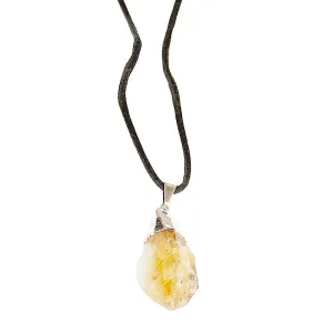 Citrine Point Pendant