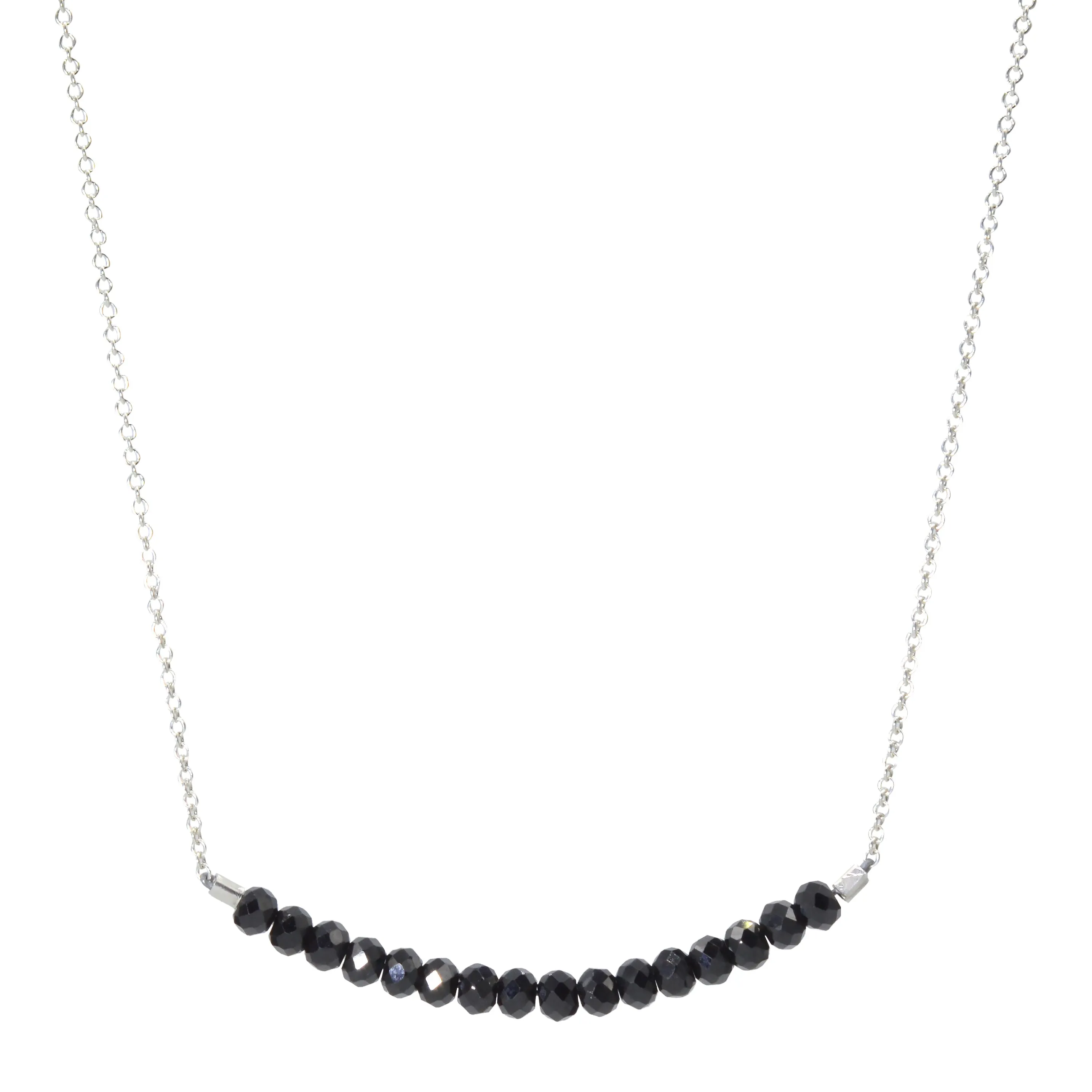 Classic Gemstone Bar Necklace