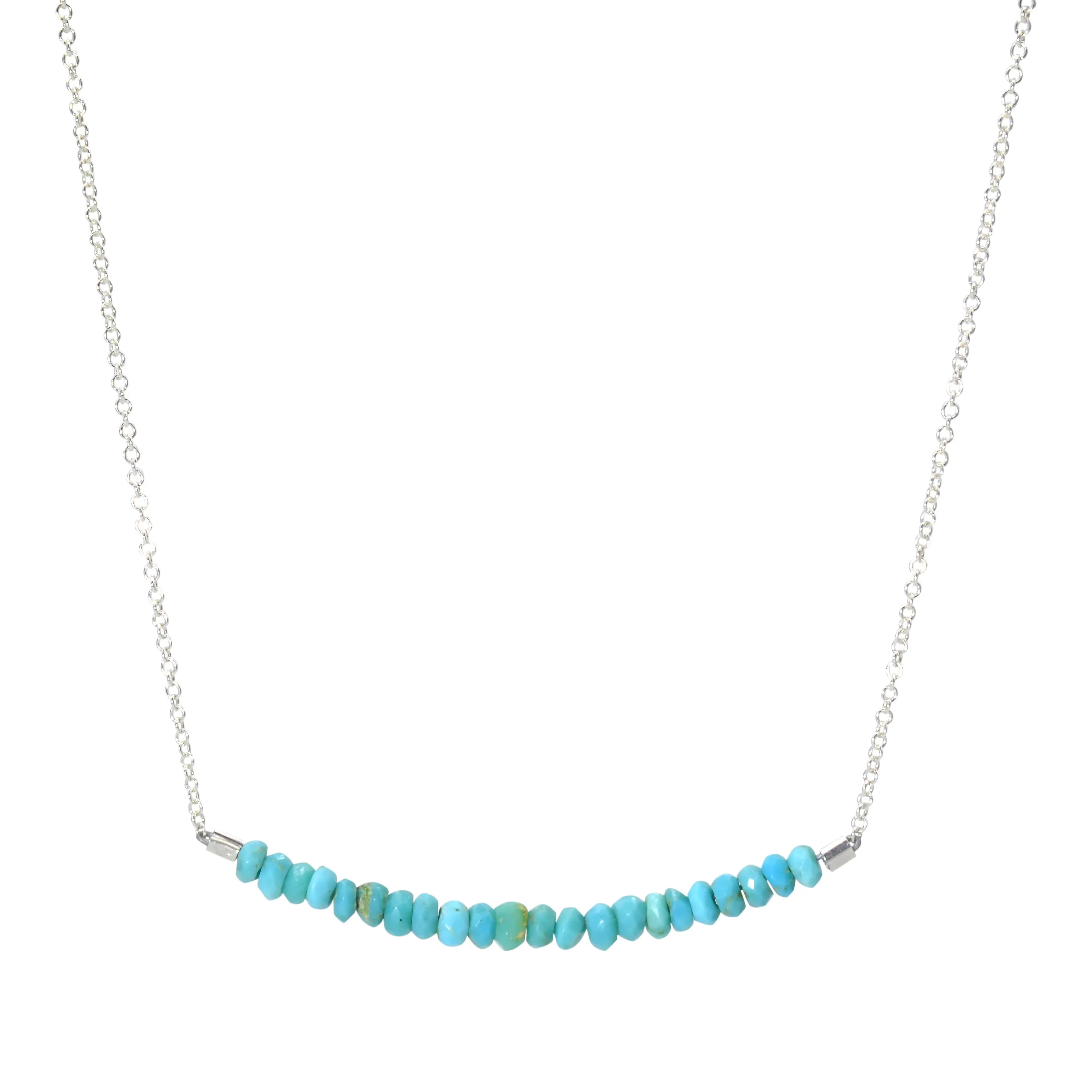 Classic Gemstone Bar Necklace