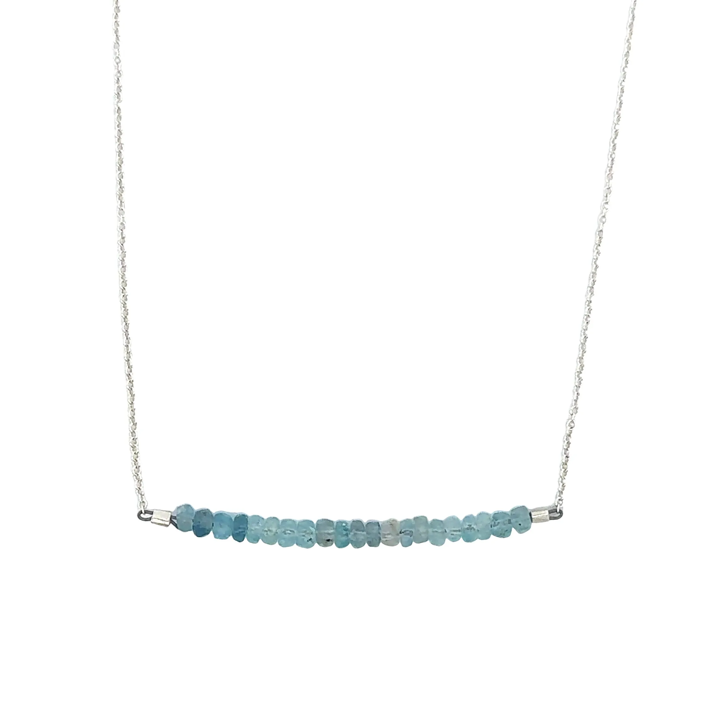 Classic Gemstone Bar Necklace