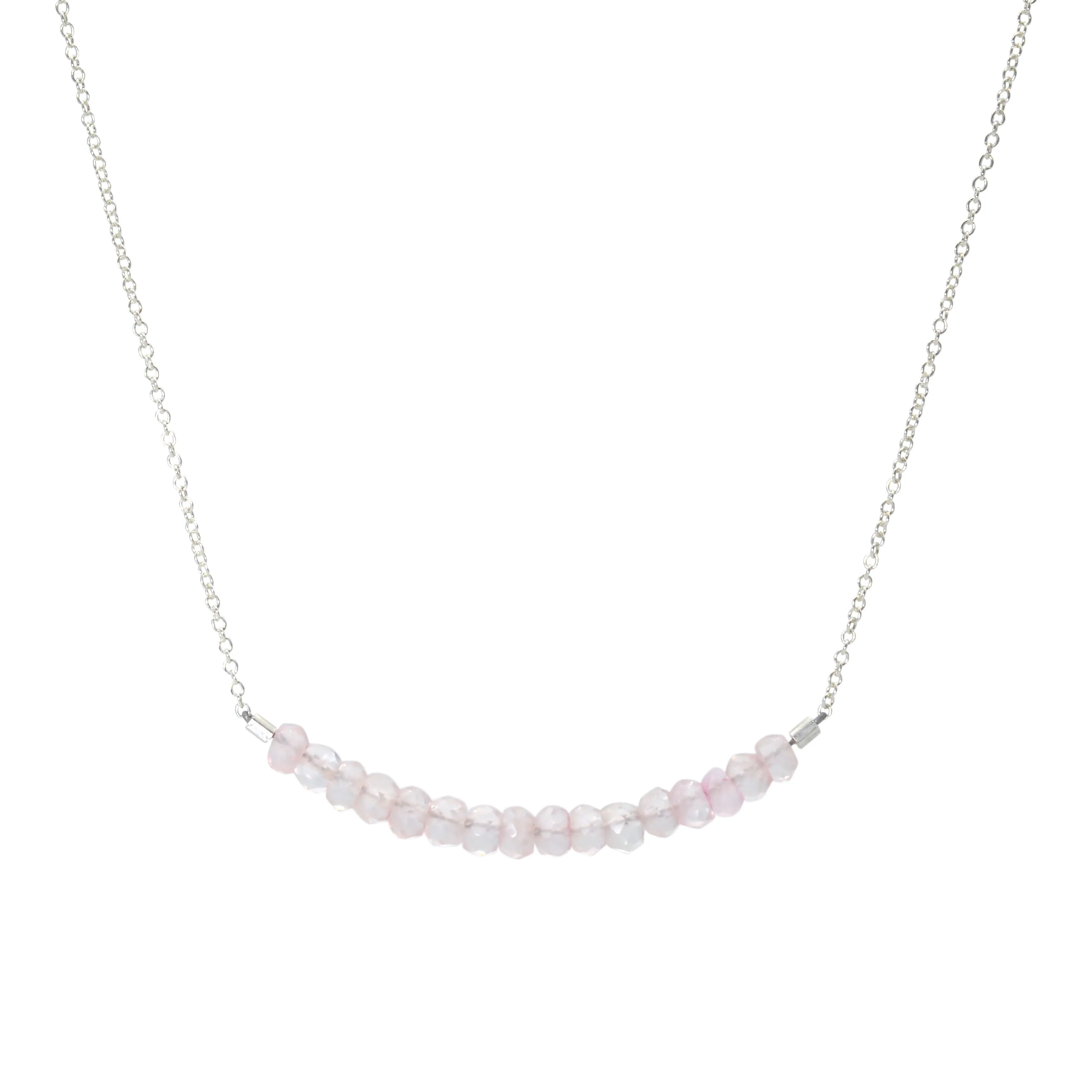 Classic Gemstone Bar Necklace