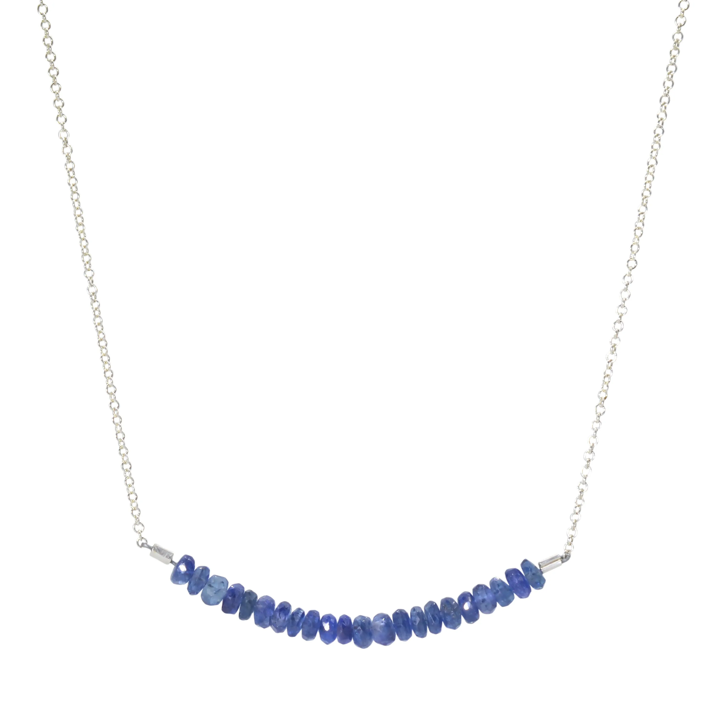 Classic Gemstone Bar Necklace