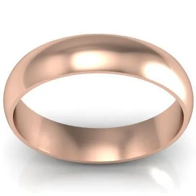 Classic Gold Wedding Ring 5mm