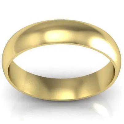 Classic Gold Wedding Ring 5mm