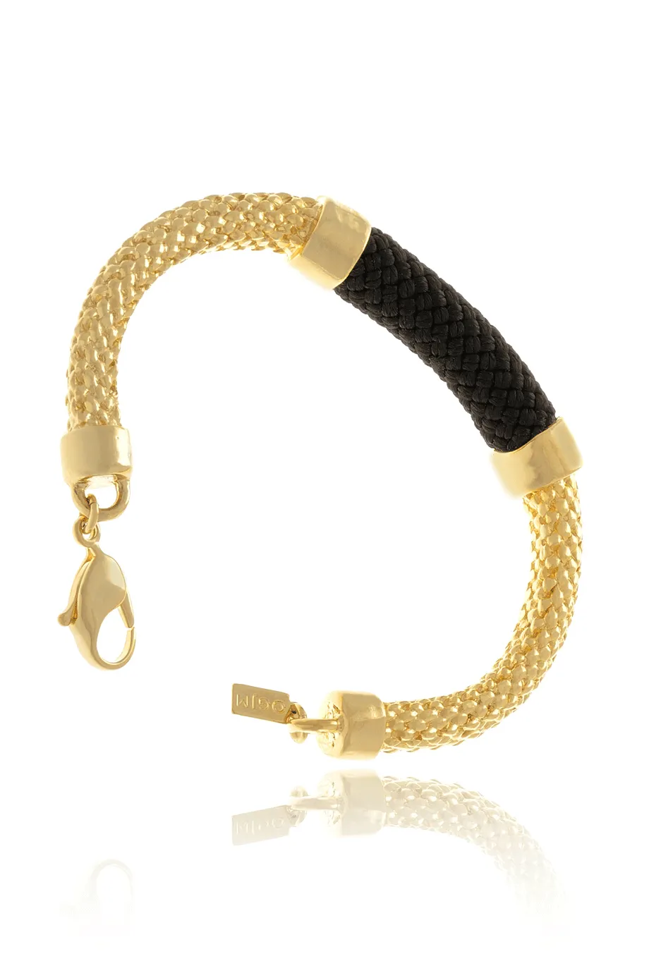 CROSBY Black Rope Bracelet