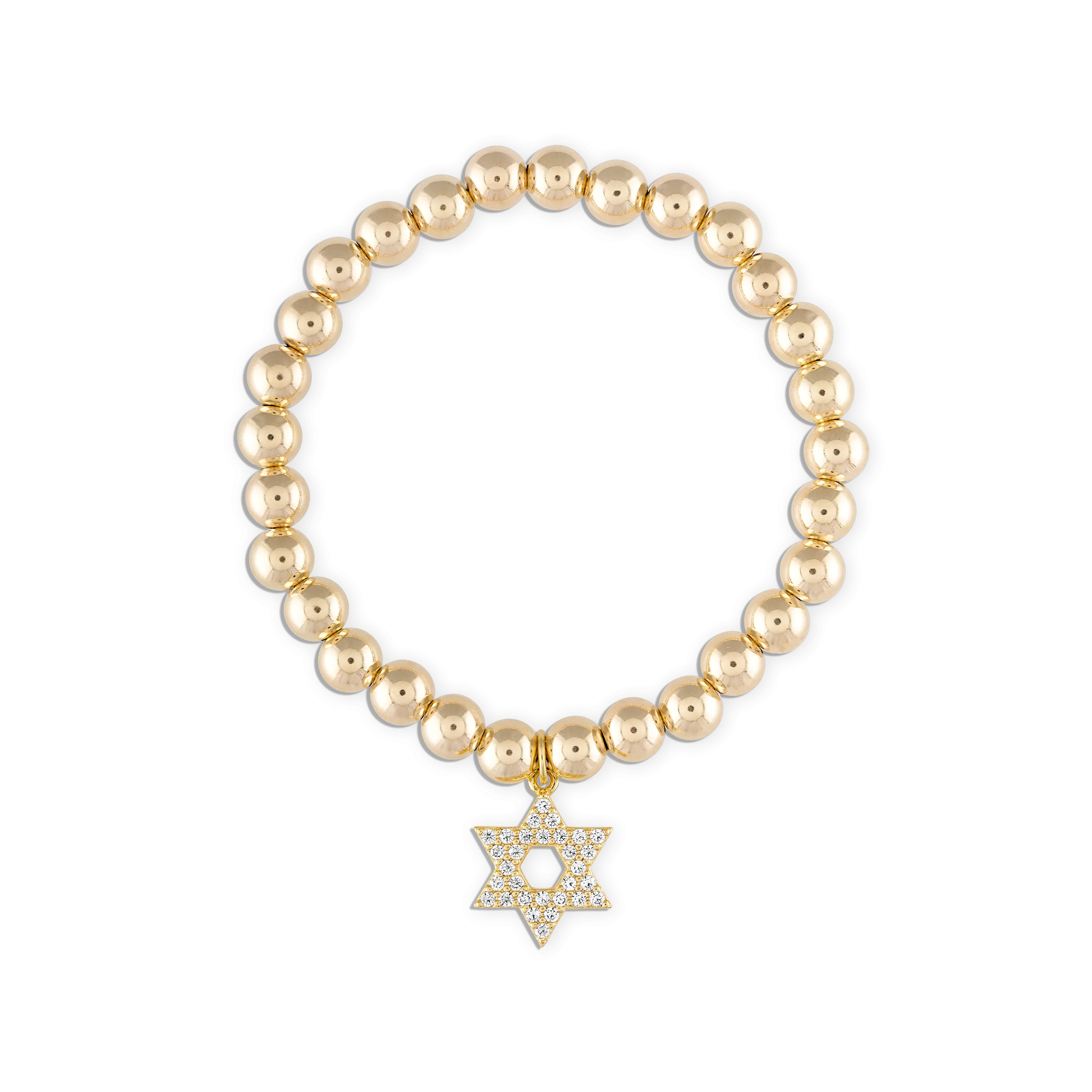 Crystal Star of David Bracelet