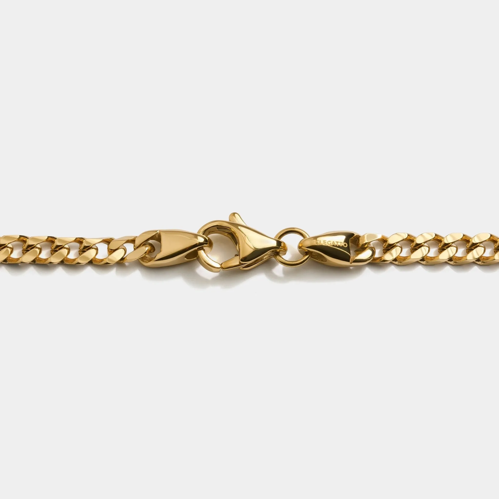 Cuban Chain Bracelet Gold (4mm)