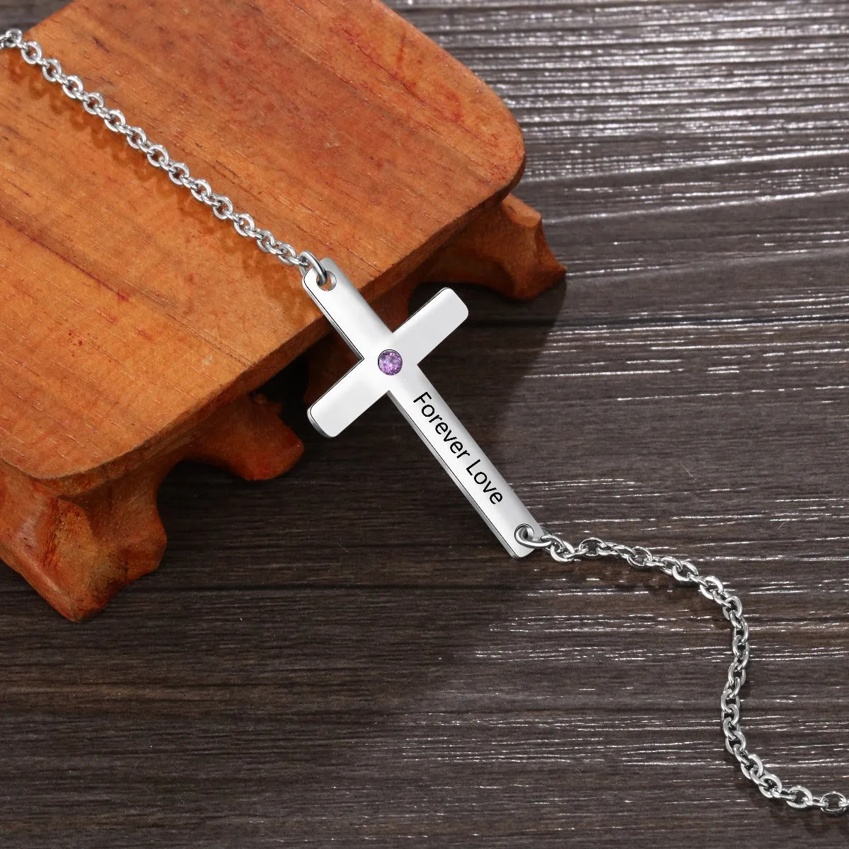 Custom Stainless Steel Cross Necklace