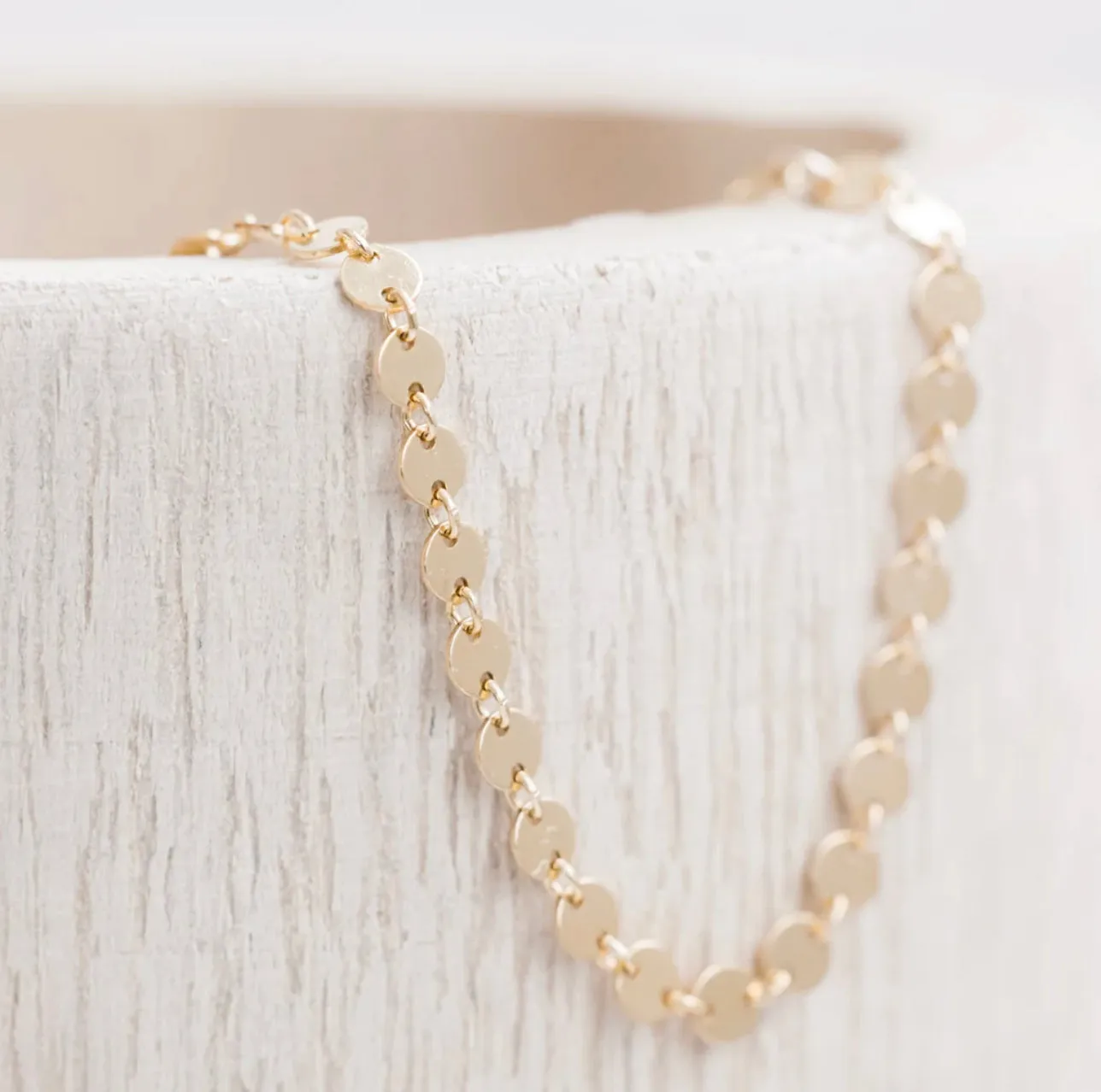 Disc Chain Bracelet