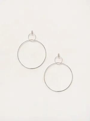 Double Drop Hoop Earrings