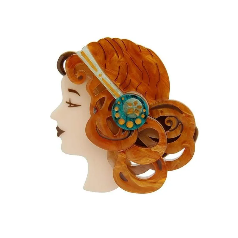 Erstwilder - Mademoiselle Bernhardt Brooch - Art Nouveau (2020)