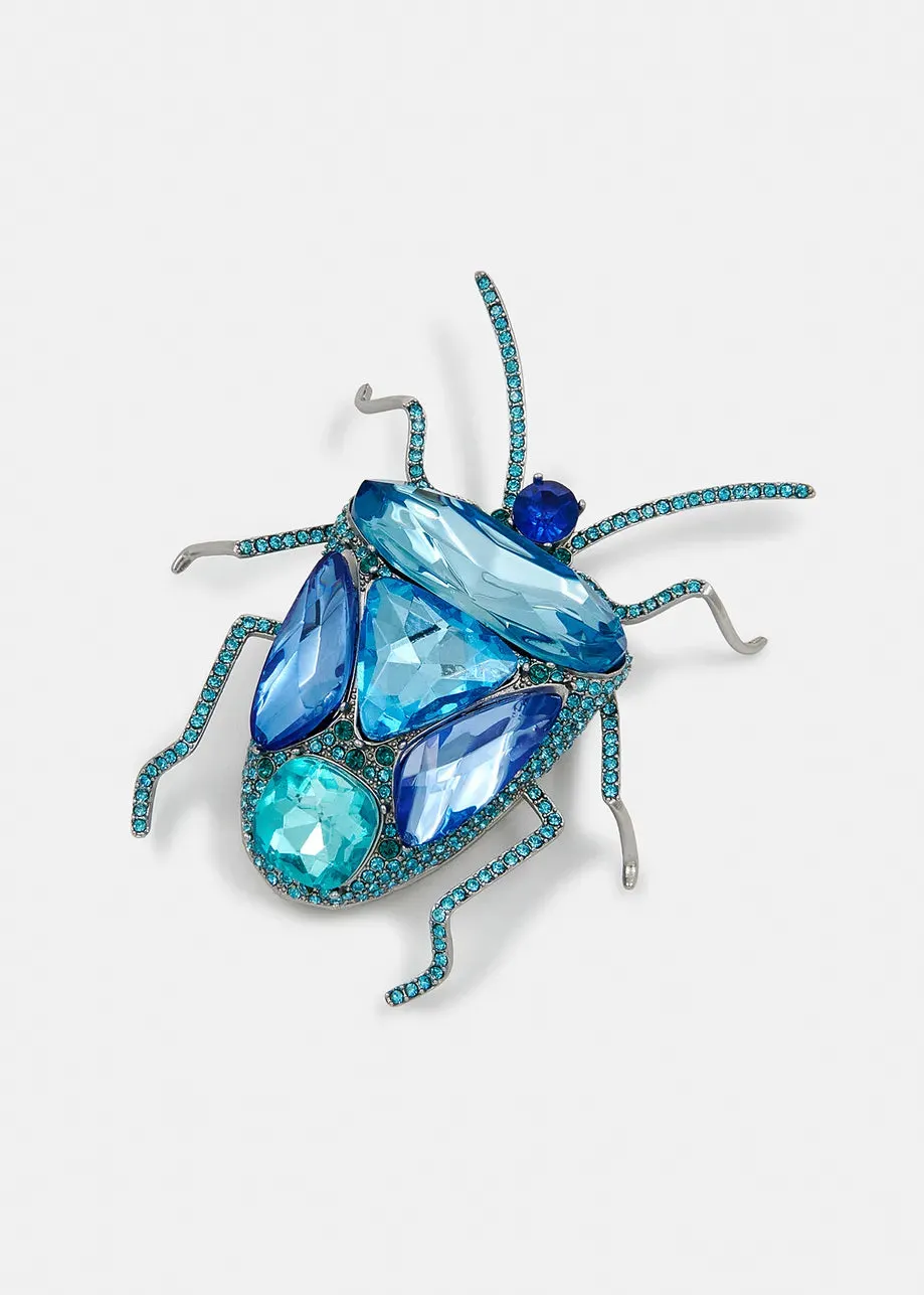 Essentiel Antwerp Ginsect Brooch in Blue