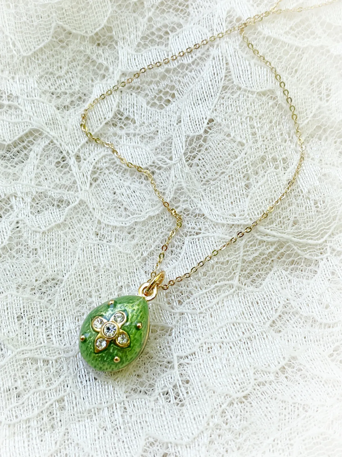 Faberge Egg Pendant Necklaces by Museum Reproductions