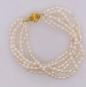 Freshwater Seed Pearl Necklace and Bracelet Set