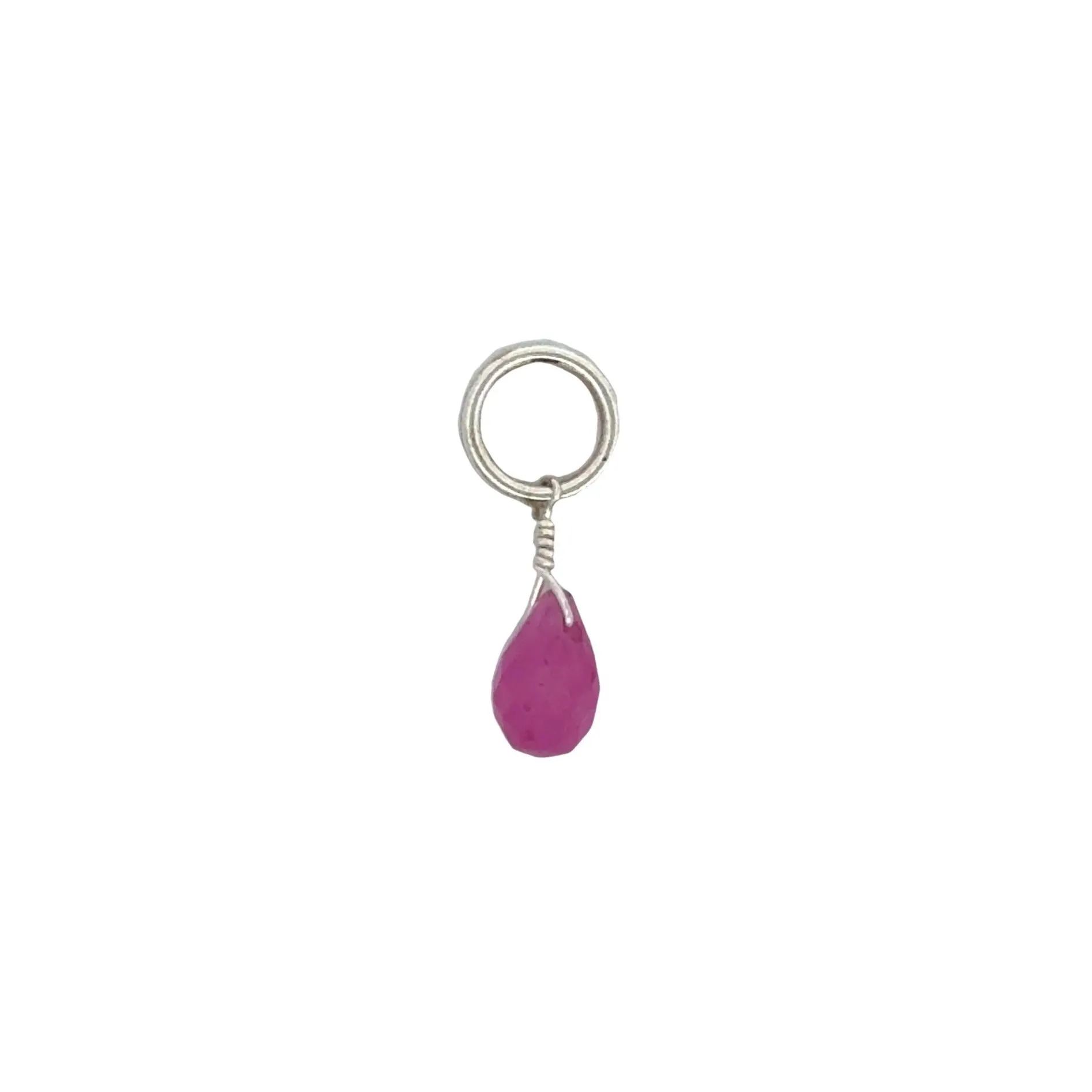 Gemstone Charm (Teardrop)