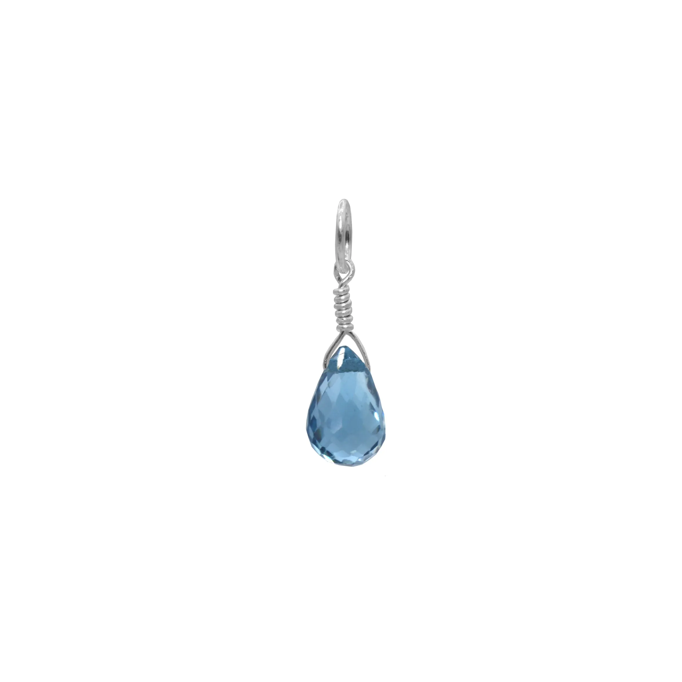 Gemstone Charm (Teardrop)