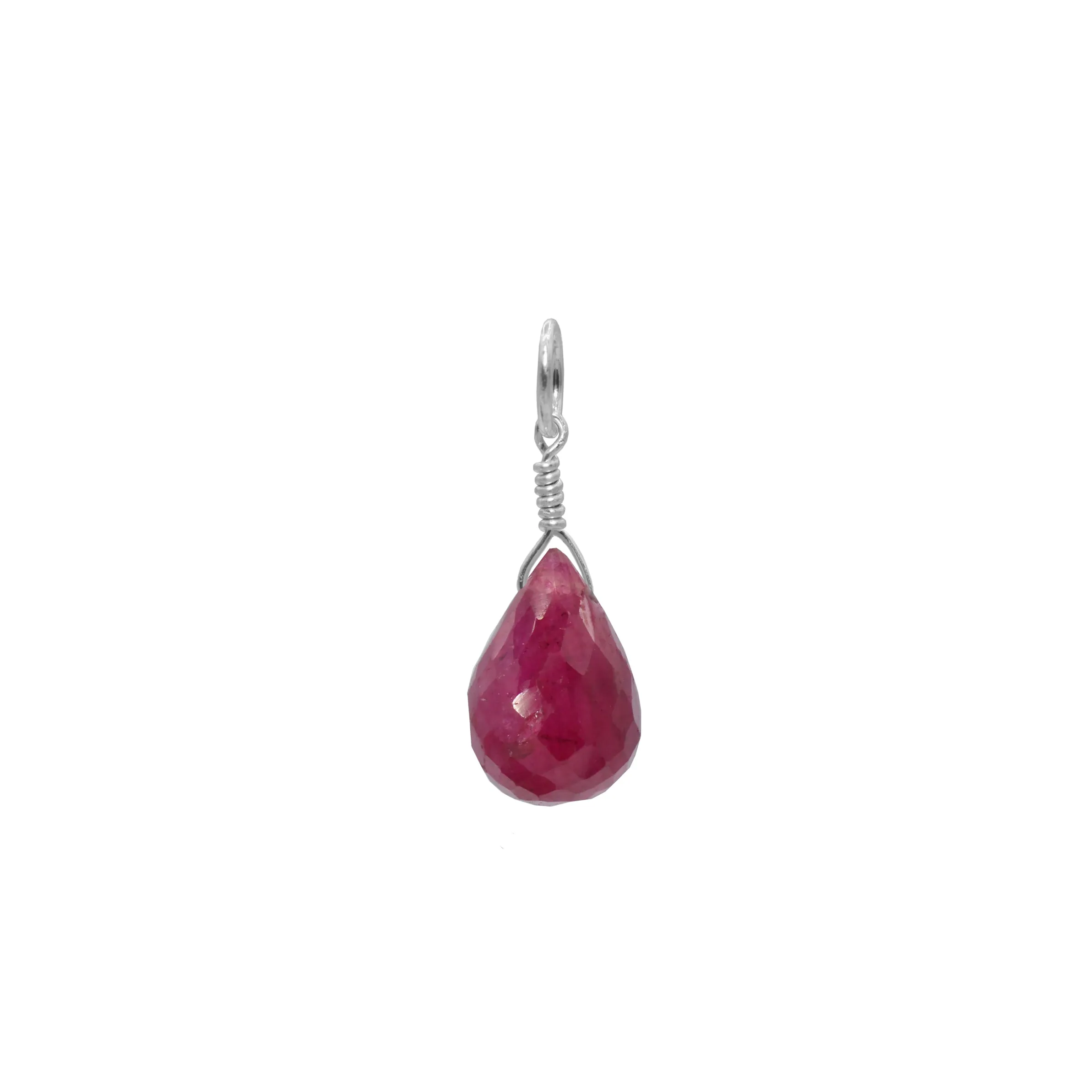 Gemstone Charm (Teardrop)