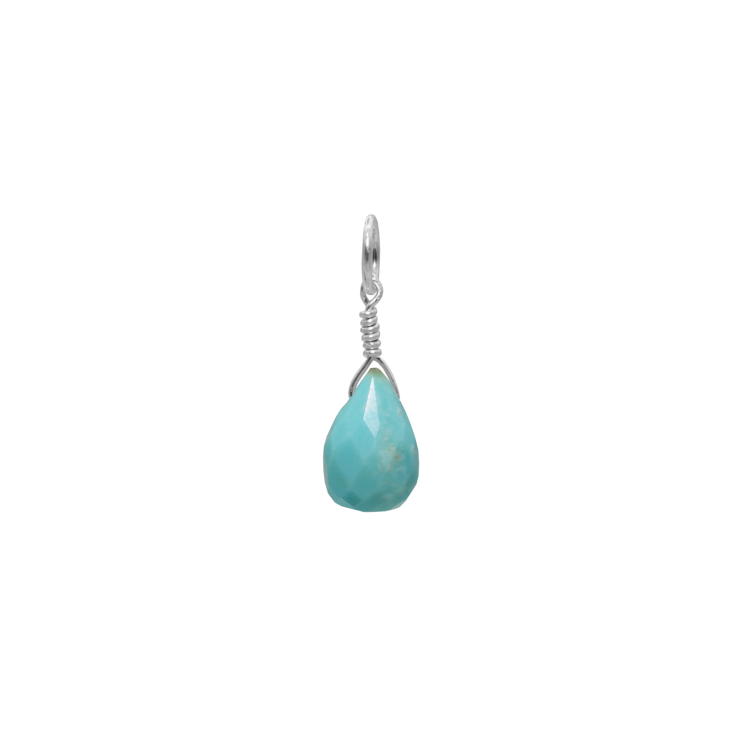 Gemstone Charm (Teardrop)