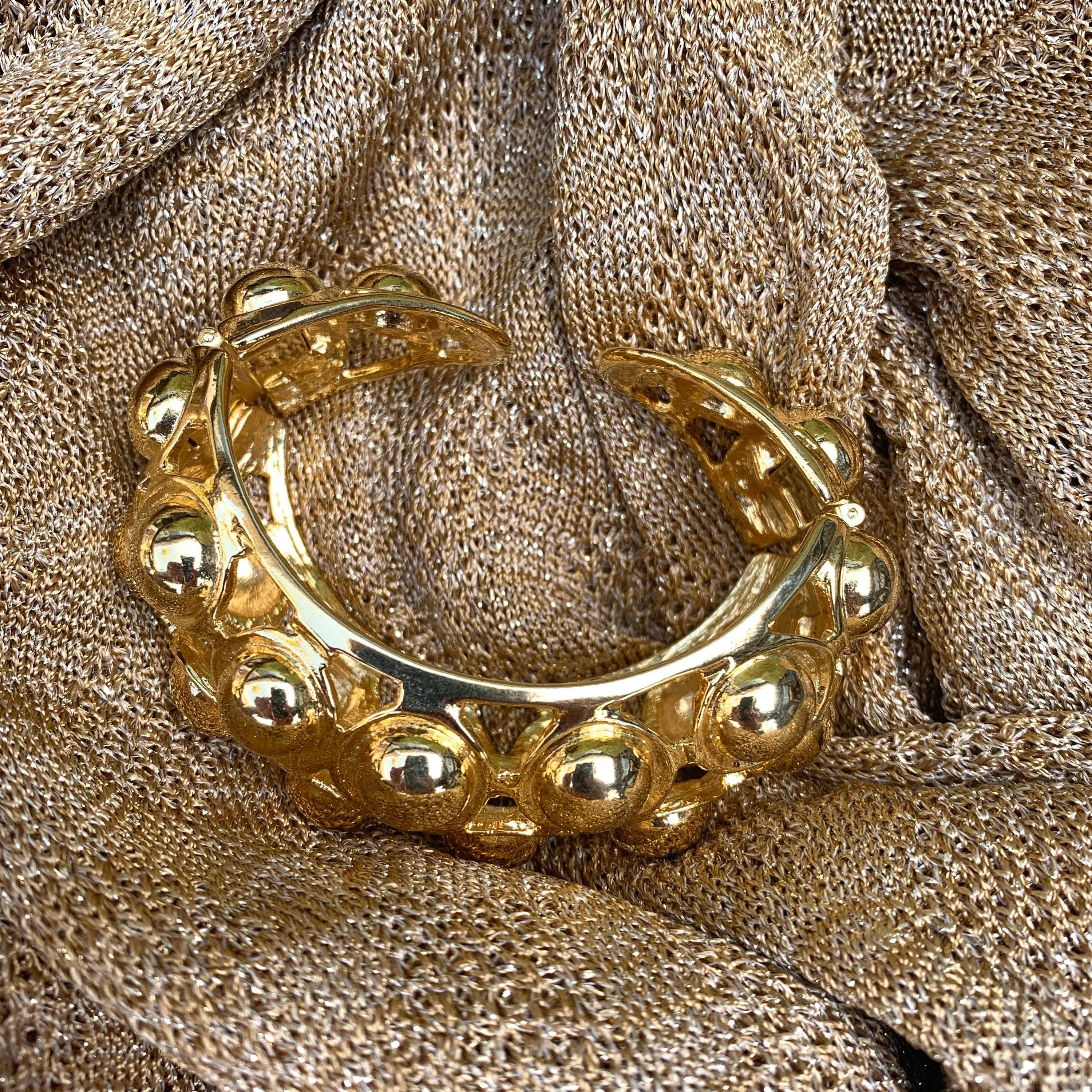 Golden Bracelet by Kenneth Jay Lane