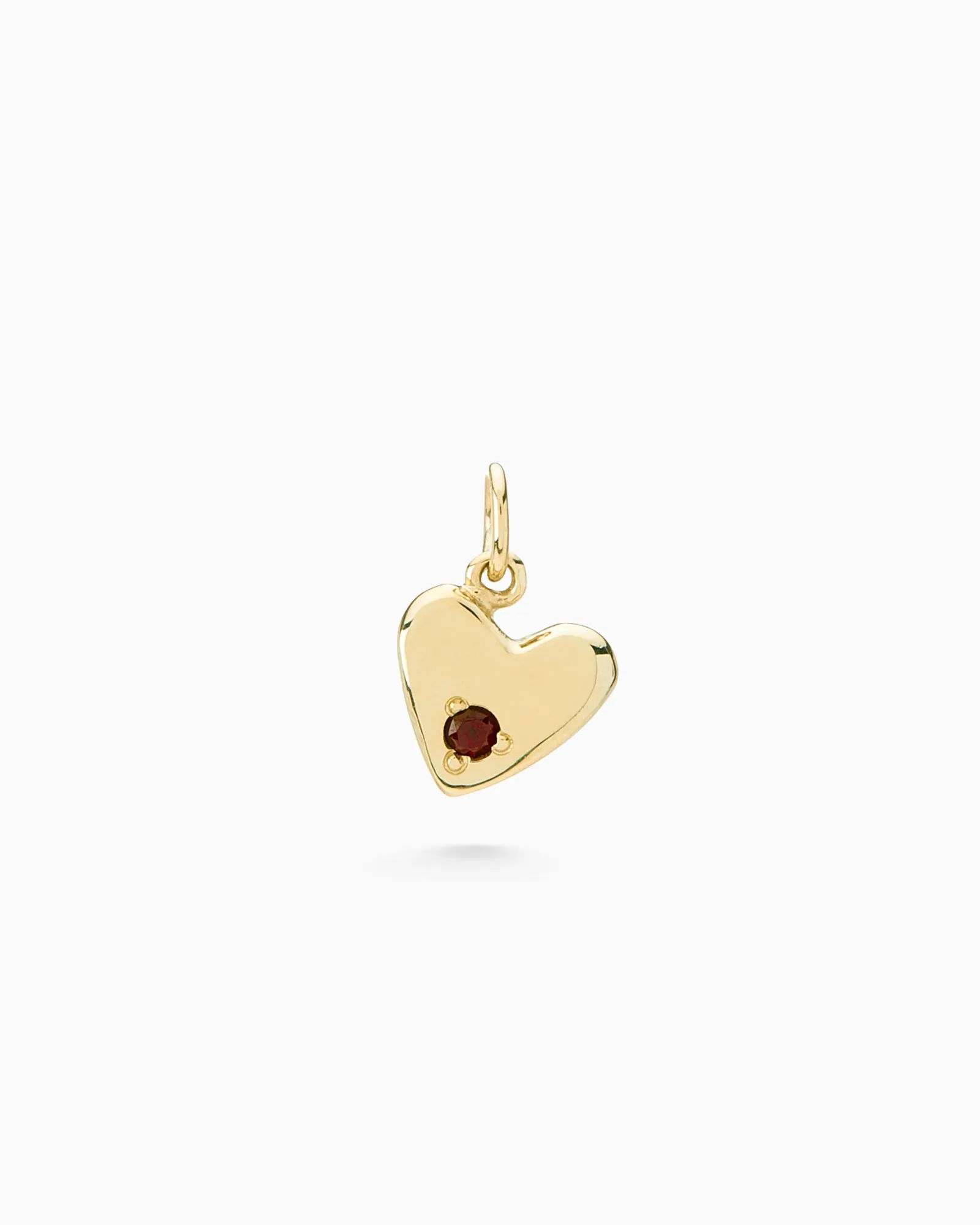 Heart Stone Pendant | Yellow Gold