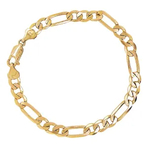 Heavy Figaro Chain Link Bracelet