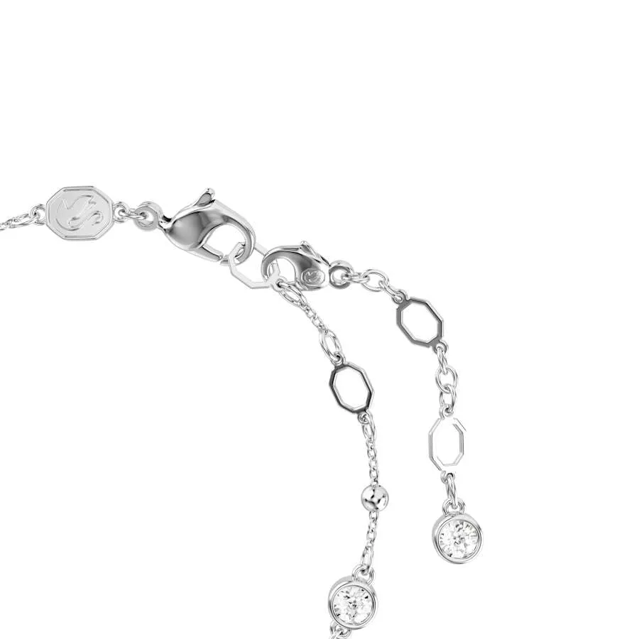 Imber Rhodium Plated White Round Cut Bracelet 5696079