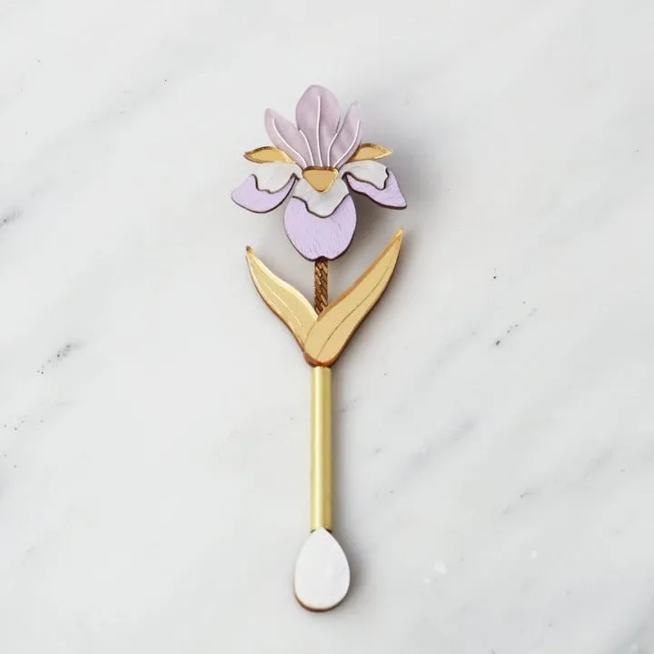 Iris Drop Brooch