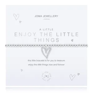 Joma Jewellery Silver A Little 'Enjoy The Little Things' Bracelet