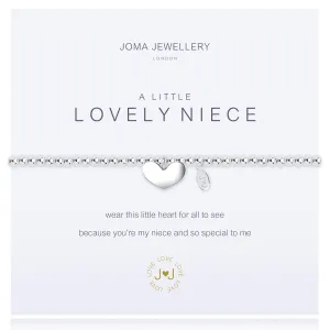 Joma Jewellery Silver A Little 'Lovely Niece' Bracelet