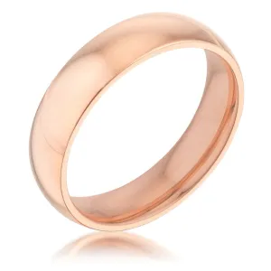 Kiri Rose Gold Stainless Steel Wedding Ring  | Stainless Steel