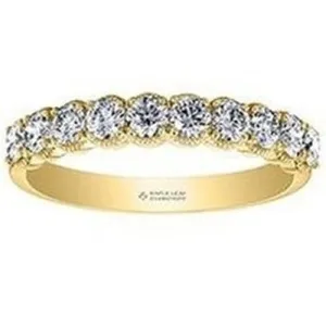 Ladies Diamond wedding band .80ct